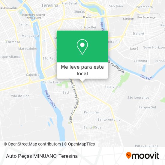 Auto Peças MINUANO mapa