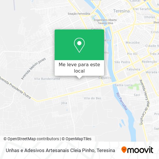 Unhas e Adesivos Artesanais Cleia Pinho mapa