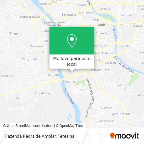 Fazenda Pedra de Amolar mapa
