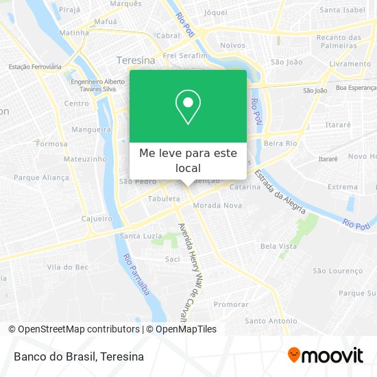 Banco do Brasil mapa