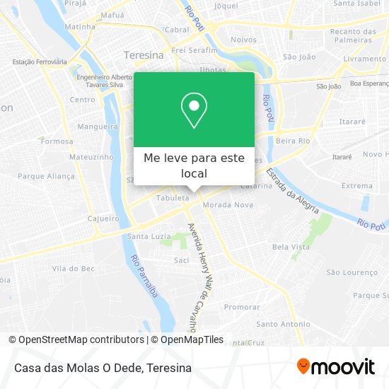 Casa das Molas O Dede mapa