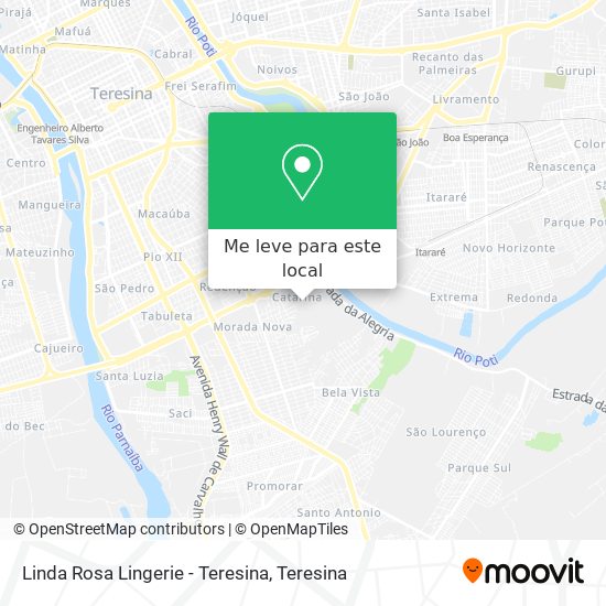 Linda Rosa Lingerie - Teresina mapa