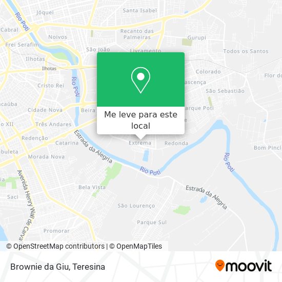 Brownie da Giu mapa