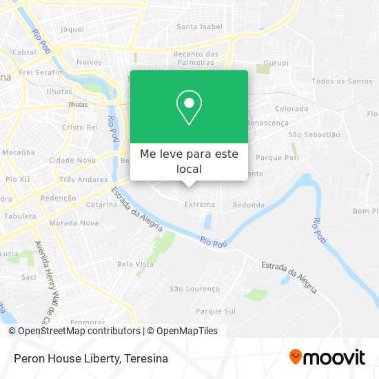 Peron House Liberty mapa