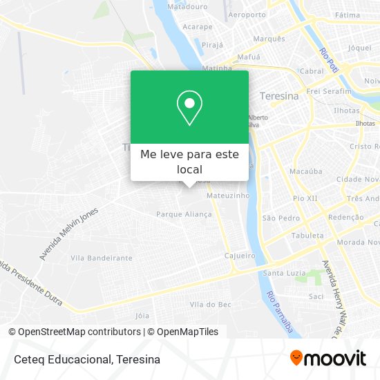 Ceteq Educacional mapa