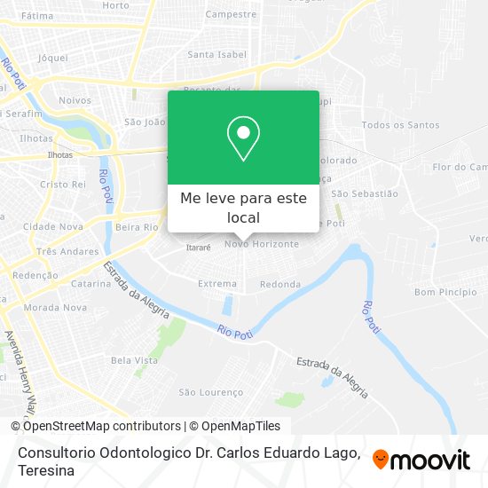 Consultorio Odontologico Dr. Carlos Eduardo Lago mapa