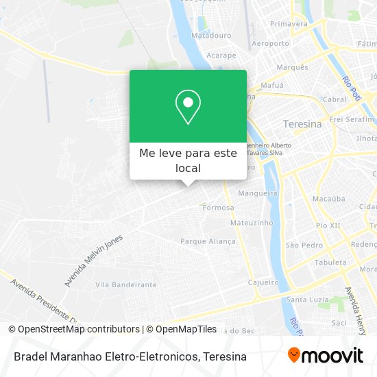 Bradel Maranhao Eletro-Eletronicos mapa