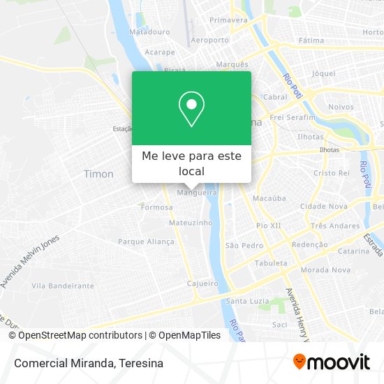 Comercial Miranda mapa