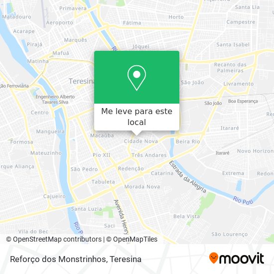Reforço dos Monstrinhos mapa