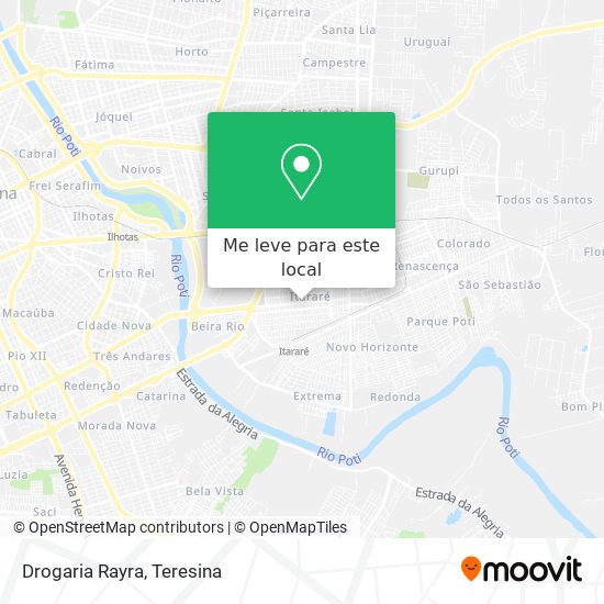 Drogaria Rayra mapa
