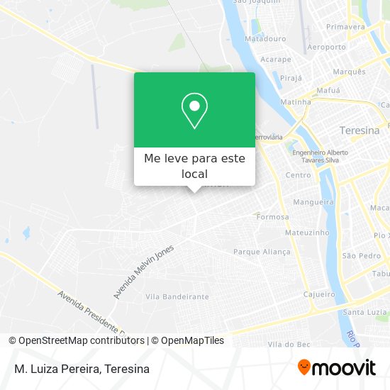 M. Luiza Pereira mapa