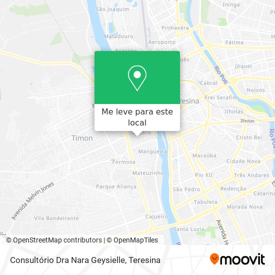 Consultório Dra Nara Geysielle mapa