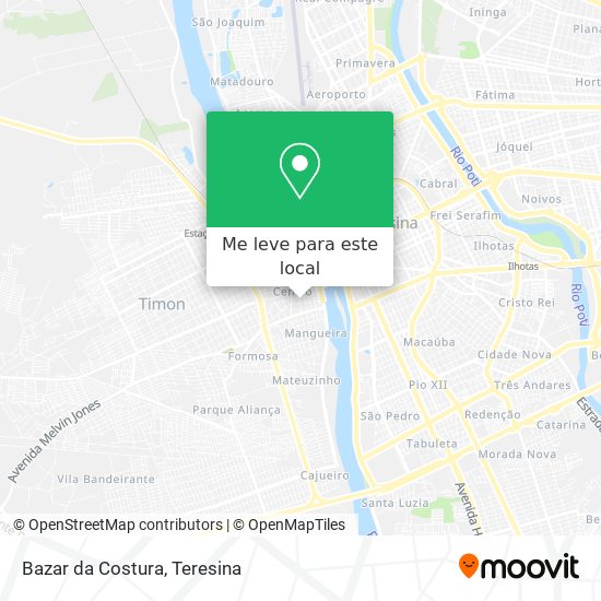 Bazar da Costura mapa