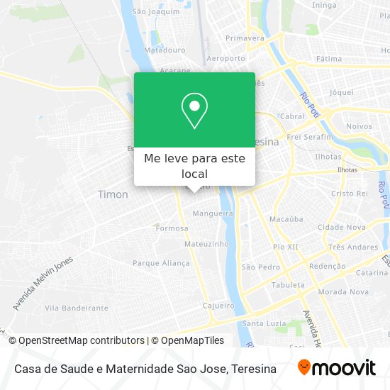 Casa de Saude e Maternidade Sao Jose mapa