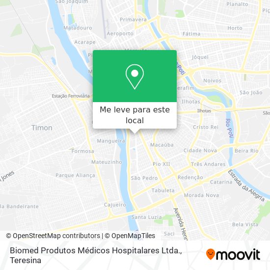 Biomed Produtos Médicos Hospitalares Ltda. mapa