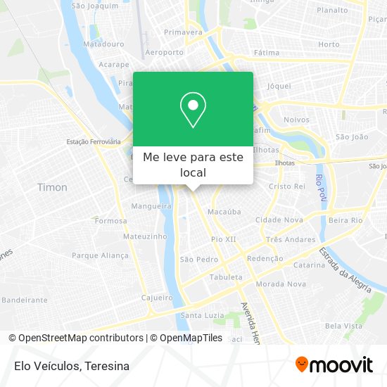 Elo Veículos mapa