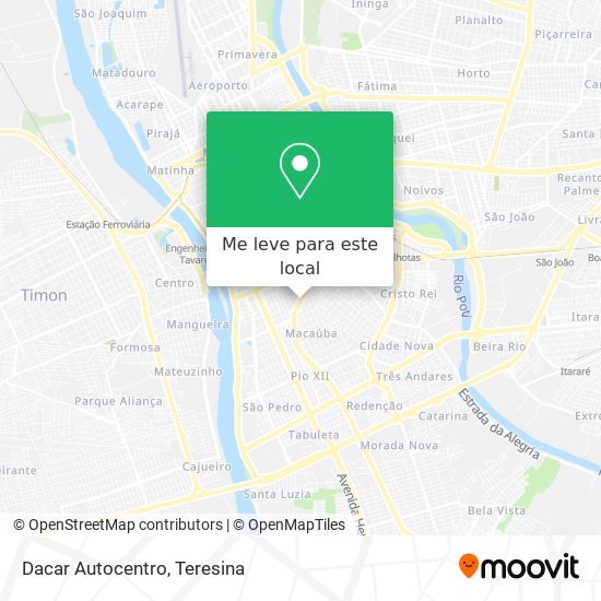 Dacar Autocentro mapa