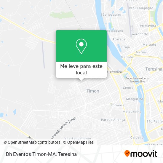 Dh Eventos Timon-MA mapa