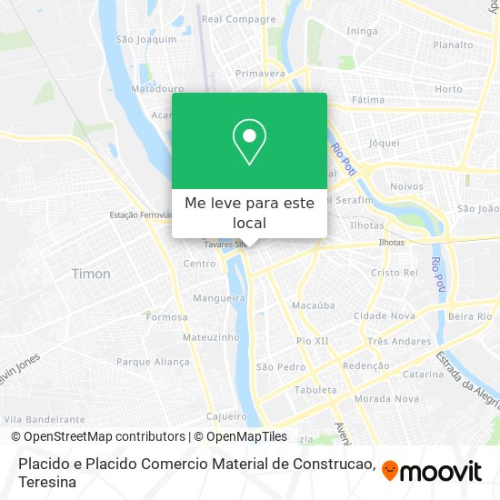 Placido e Placido Comercio Material de Construcao mapa