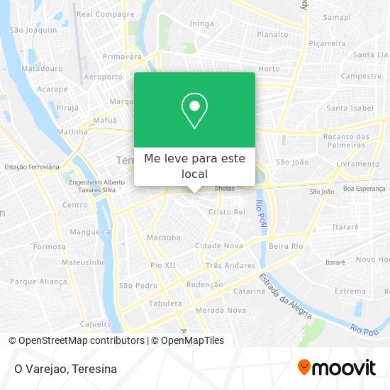 O Varejao mapa