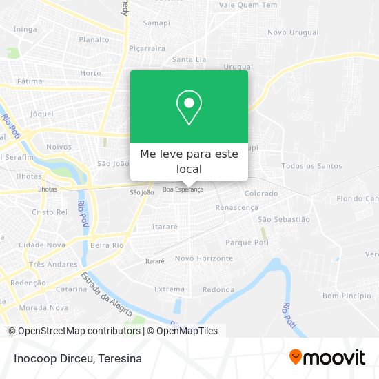 Inocoop Dirceu mapa