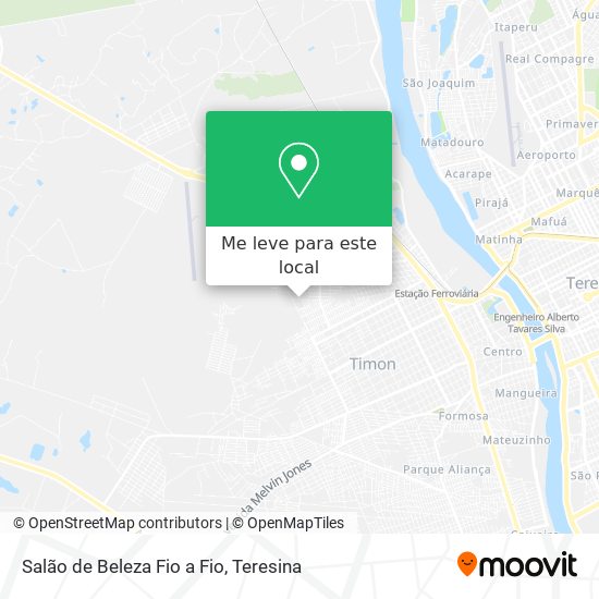 Salão de Beleza Fio a Fio mapa