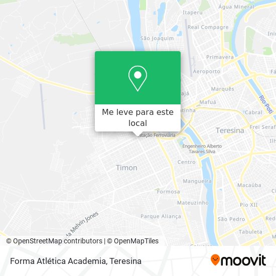 Forma Atlética Academia mapa