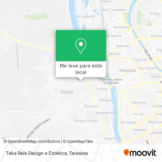 Teka Reis Design e Estética mapa