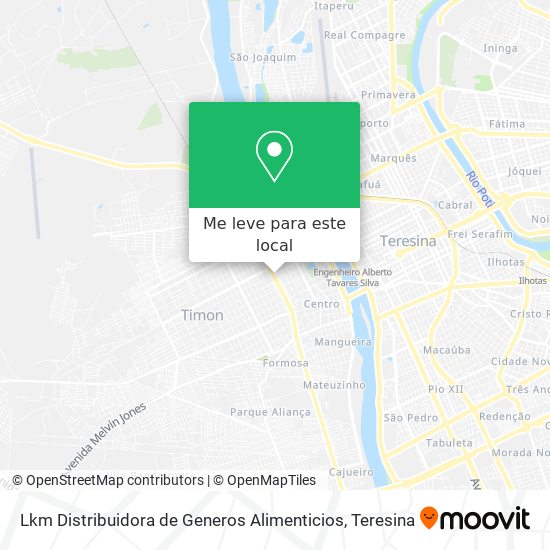 Lkm Distribuidora de Generos Alimenticios mapa