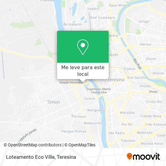 Loteamento Eco Ville mapa