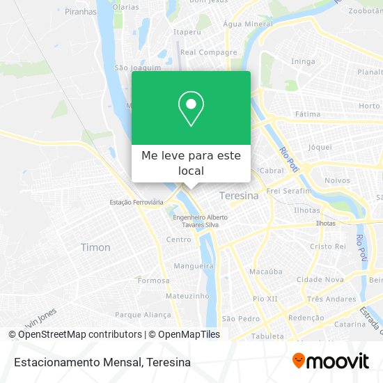 Estacionamento Mensal mapa