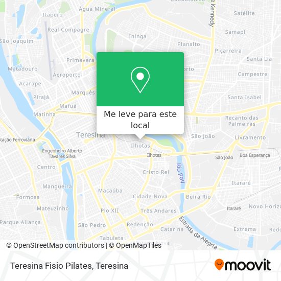 Teresina Fisio Pilates mapa