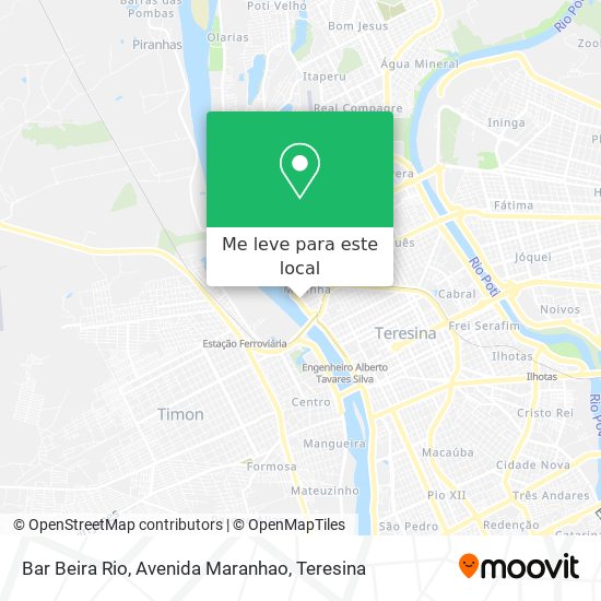 Bar Beira Rio, Avenida Maranhao mapa