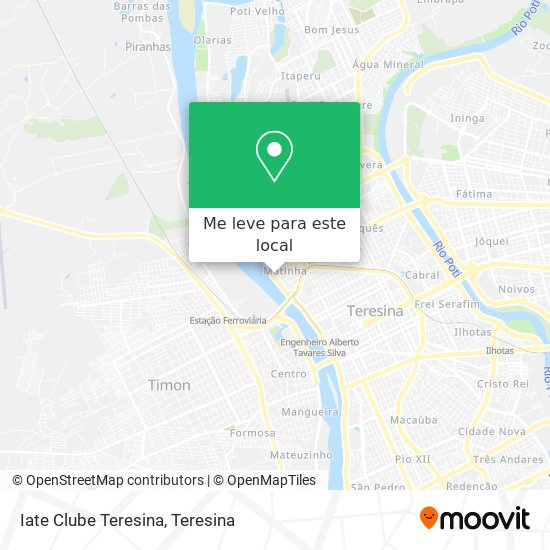 Iate Clube Teresina mapa
