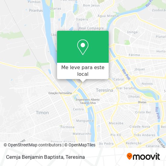 Cemja Benjamin Baptista mapa