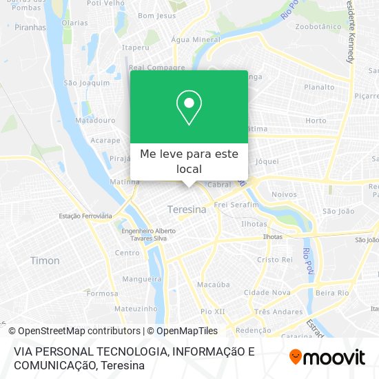 VIA PERSONAL TECNOLOGIA, INFORMAÇãO E COMUNICAÇãO mapa