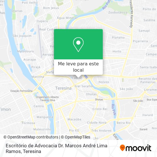 Escritório de Advocacia Dr. Marcos André Lima Ramos mapa