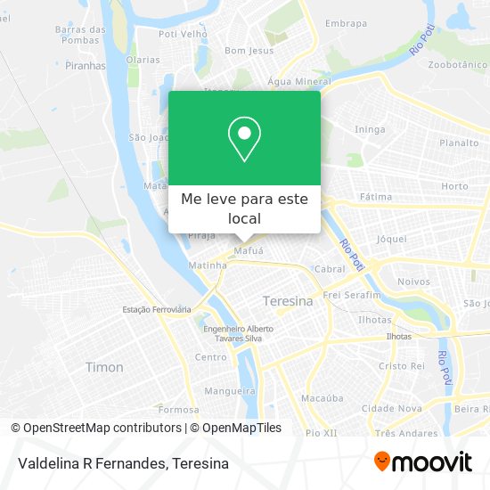 Valdelina R Fernandes mapa