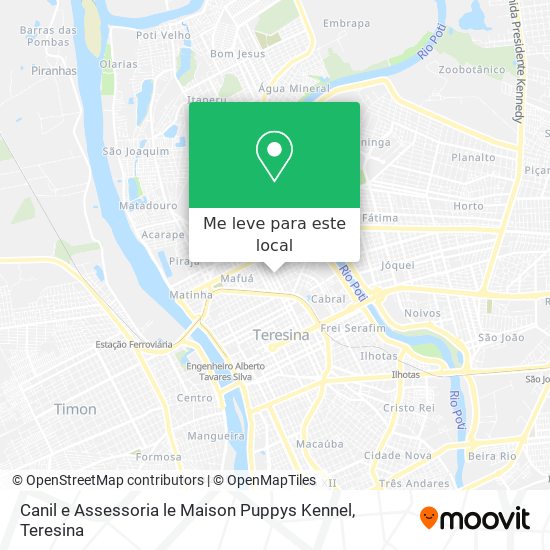 Canil e Assessoria le Maison Puppys Kennel mapa
