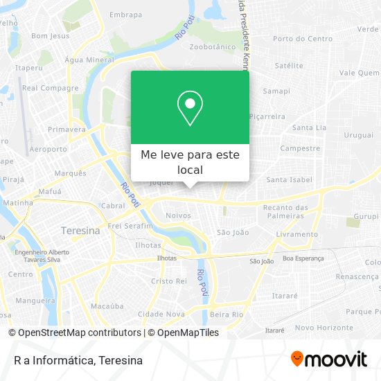 R a Informática mapa