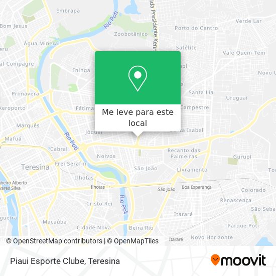 Piaui Esporte Clube mapa
