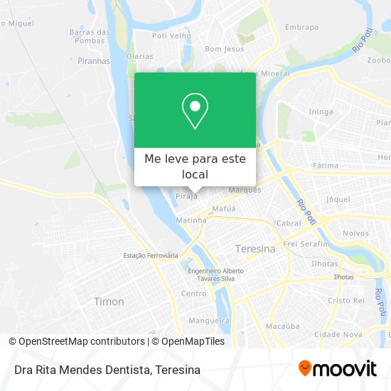 Dra Rita Mendes Dentista mapa