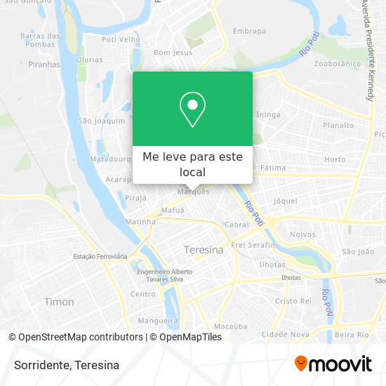 Sorridente mapa
