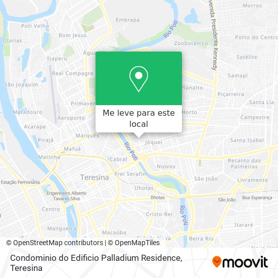 Condominio do Edificio Palladium Residence mapa