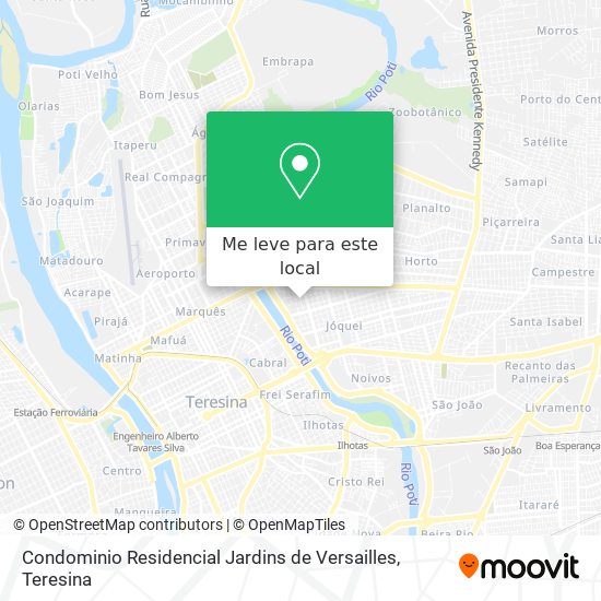 Condominio Residencial Jardins de Versailles mapa