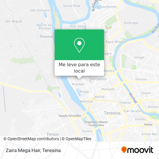Zaira Mega Hair mapa