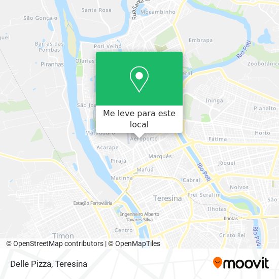 Delle Pizza mapa