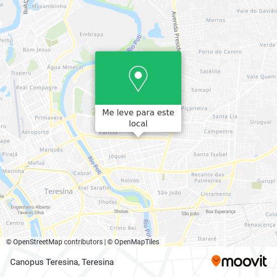 Canopus Teresina mapa