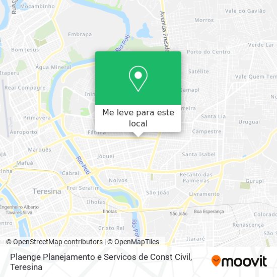 Plaenge Planejamento e Servicos de Const Civil mapa