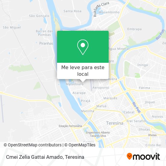 Cmei Zelia Gattai Amado mapa